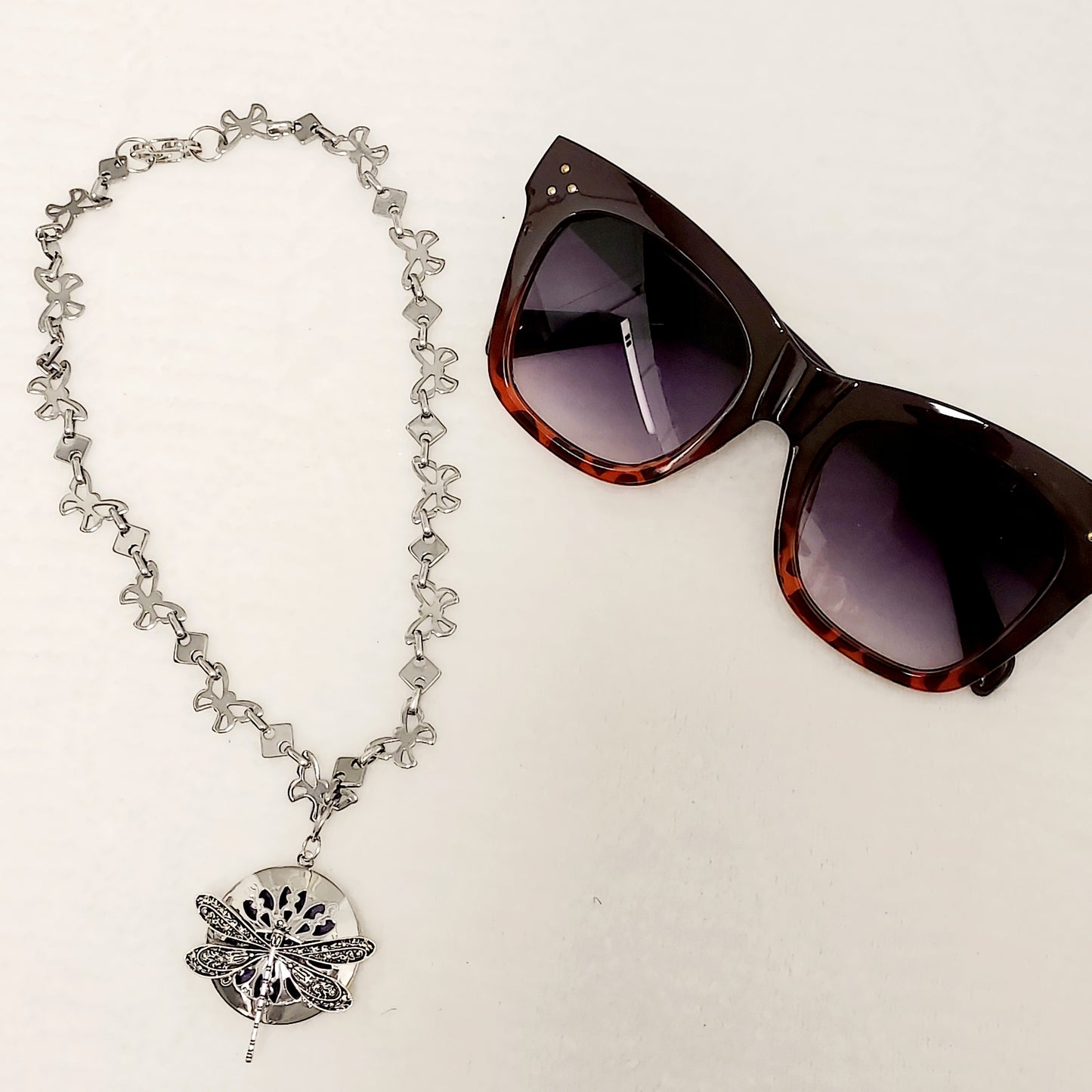 Dragonfly Stainless Steel Necklace