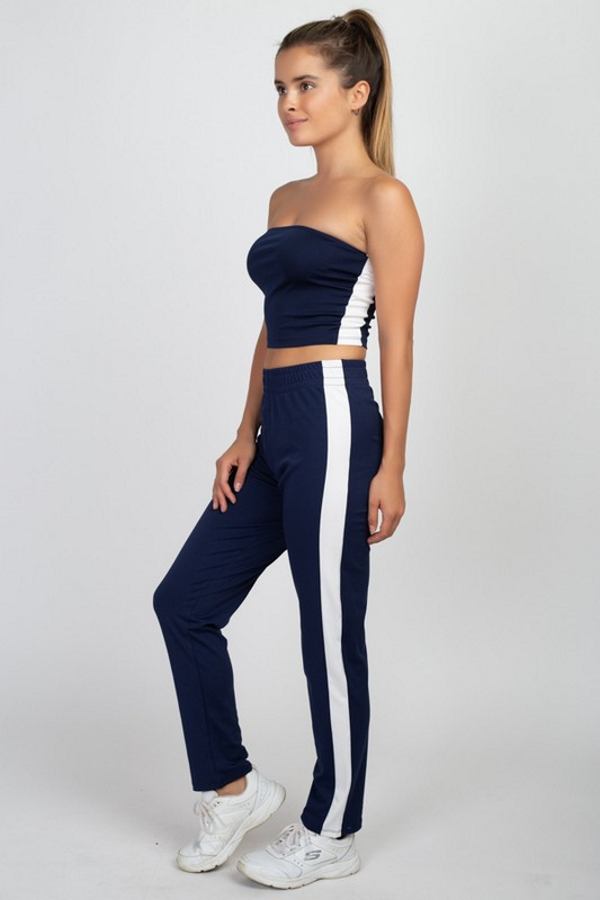 Tube Top Jogging Set