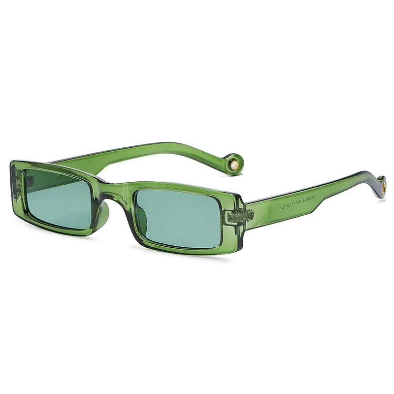 Green Retro Sunglasses