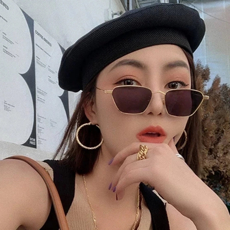 Retro Geometric Sunglasses