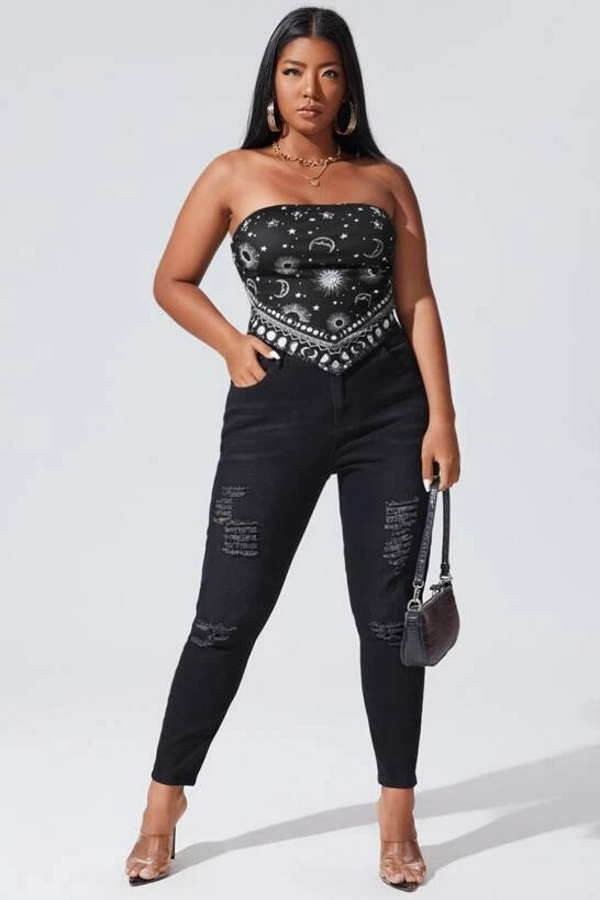Plus Size Bandana Tube