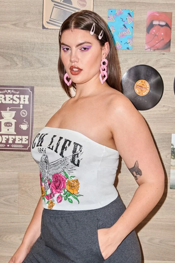 Rock Girl Tube Top