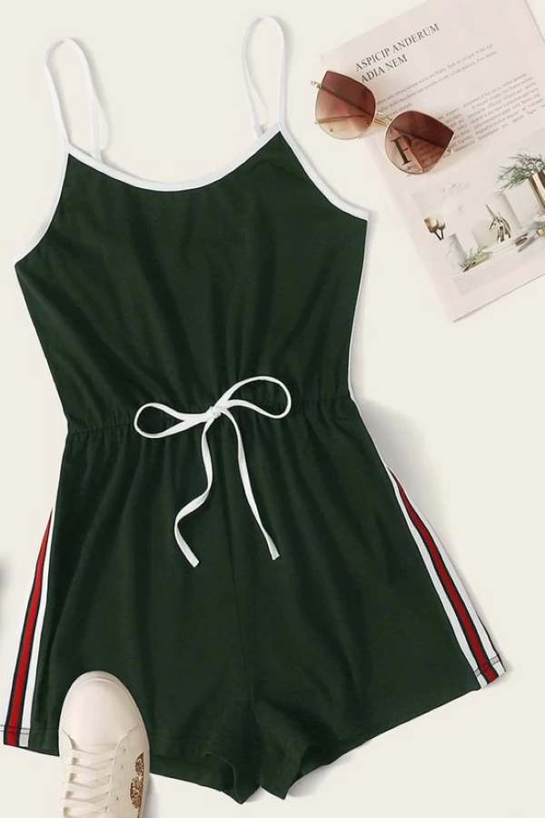 Contrast Romper