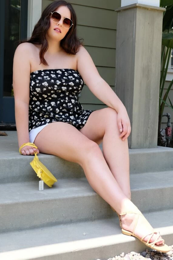 Plus Navy Floral