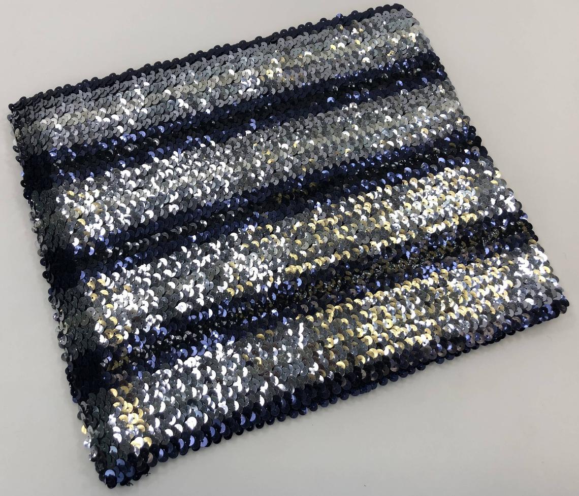 Striped Sequin Tube Top