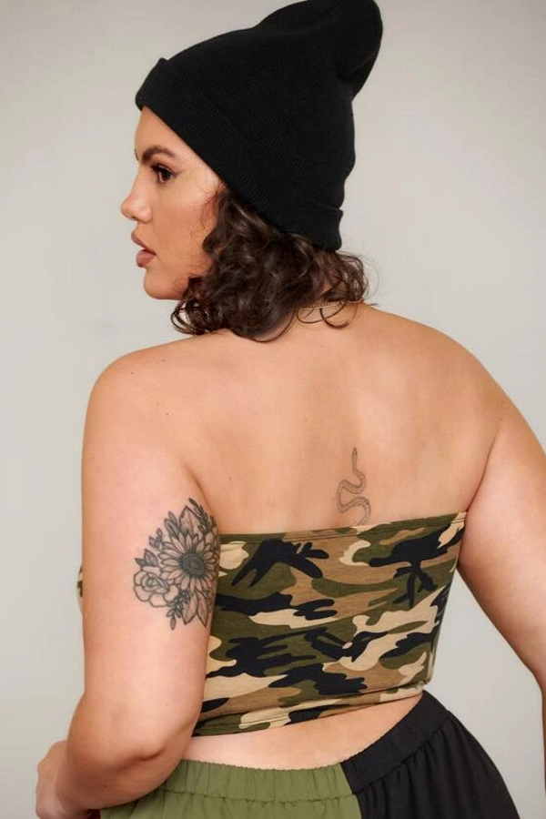 Plus Size Camouflage