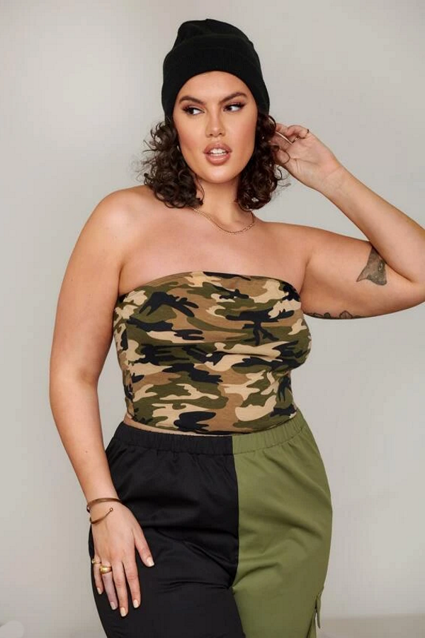 Plus Size Camouflage