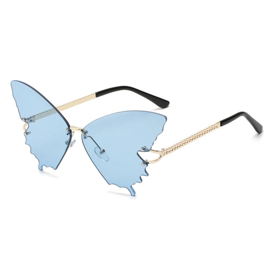 Rimless Butterfly Sunglasses