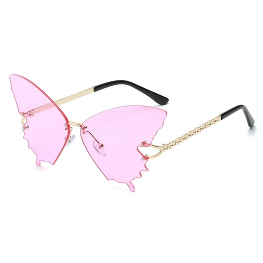 Rimless Butterfly Sunglasses
