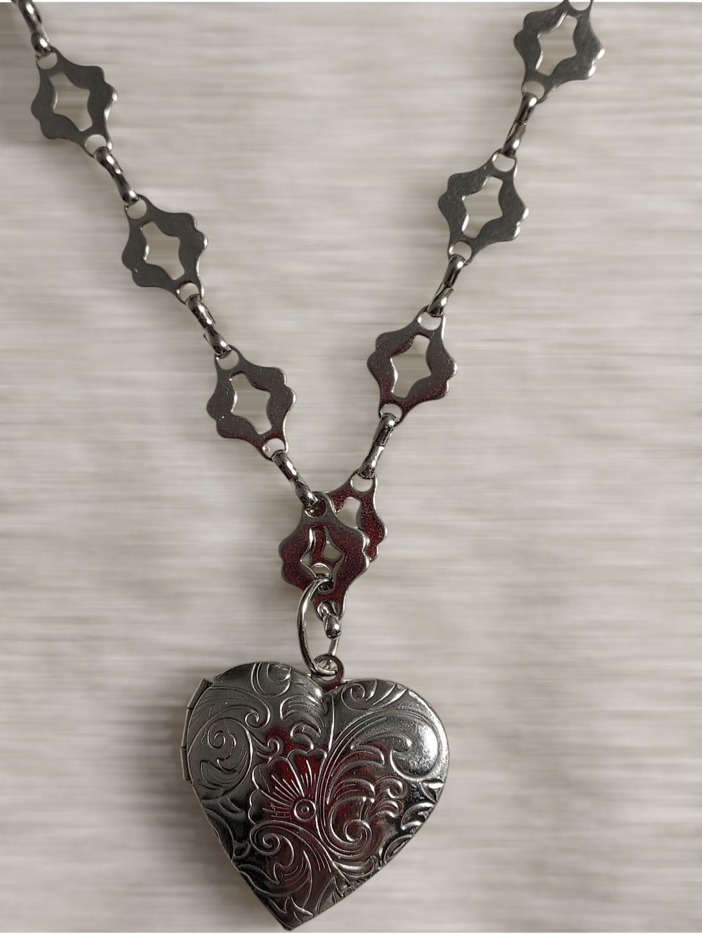 Stainless Steel Lips & Heart  Neck Choker