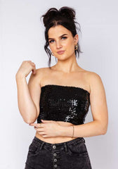 8" Sequin Tube Top