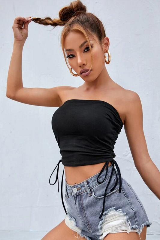 Drawstring Tube Top