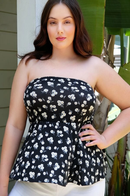 Plus Navy Floral