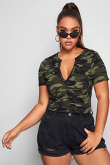 Camouflage Crop Top