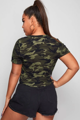 Camouflage Crop Top