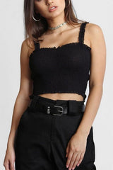 Chiffon Crop Top