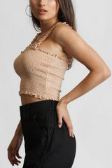 Chiffon Crop Top