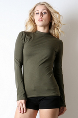 Basic Mock Neck Top