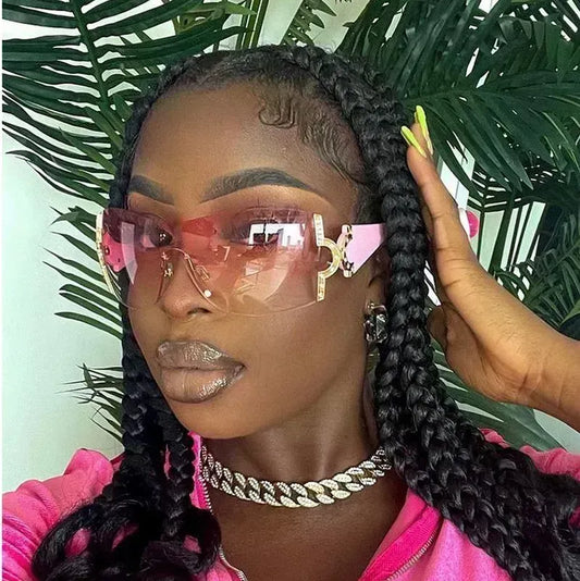 Geo Frameless Style Sunglasses