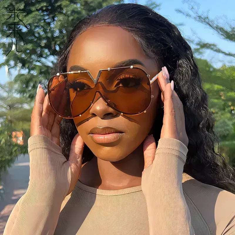 Brown Gradient Sunglasses