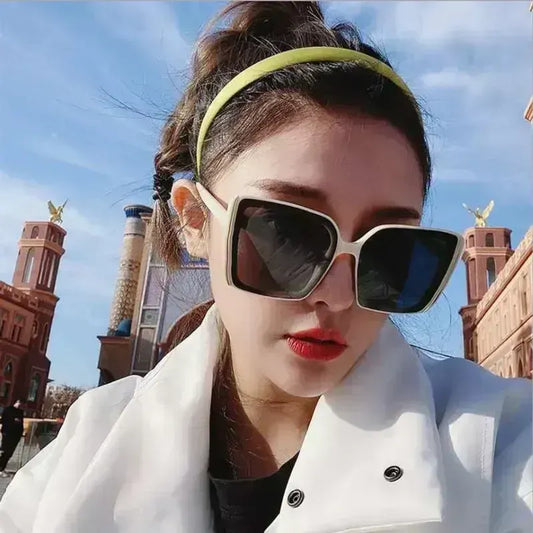 Oversized Geo Shaped Sunglasses