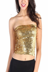 14" Sequin Tube Top