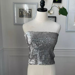 14" Sequin Tube Top