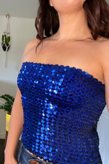 14" Sequin Tube Top