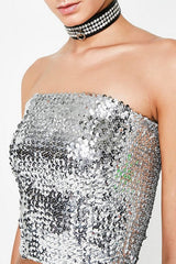 14" Sequin Tube Top