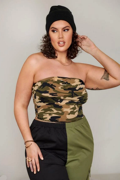 Plus Size Camouflage